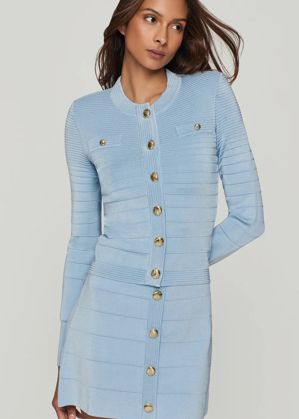 Lilla Bandage Cardigan