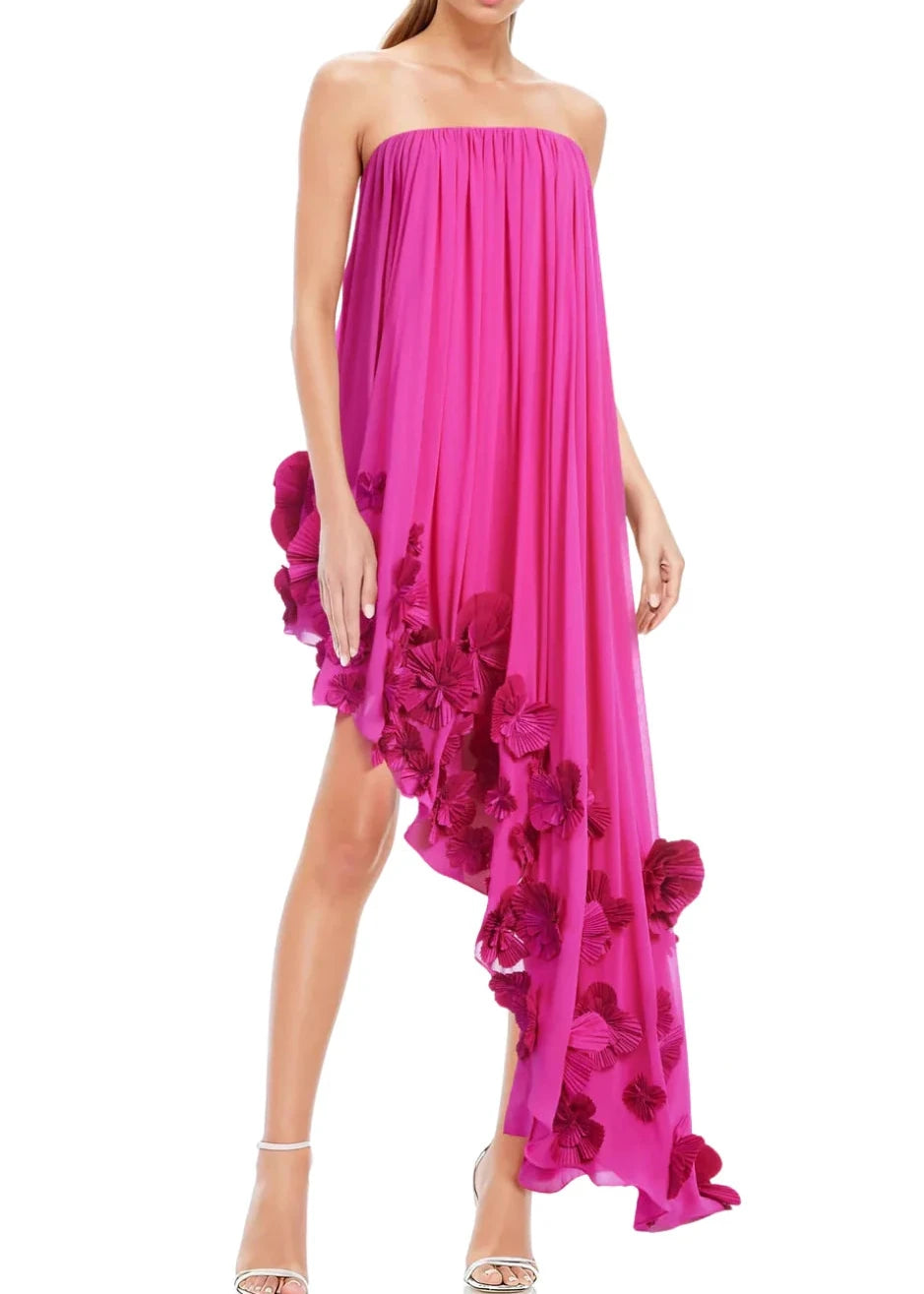 Asymmetrical Floral Maxi