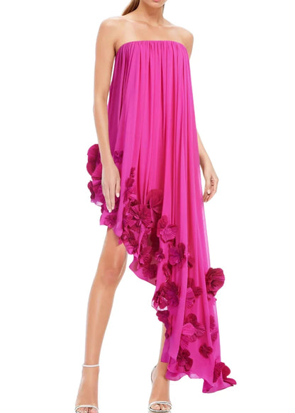 Asymmetrical Floral Maxi