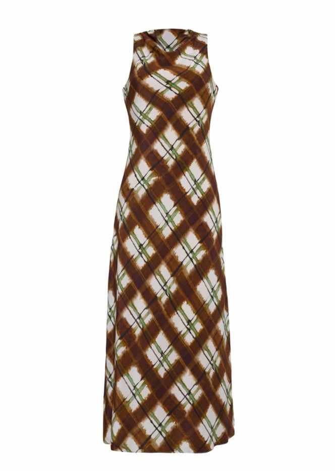 Painted Plaid Brown