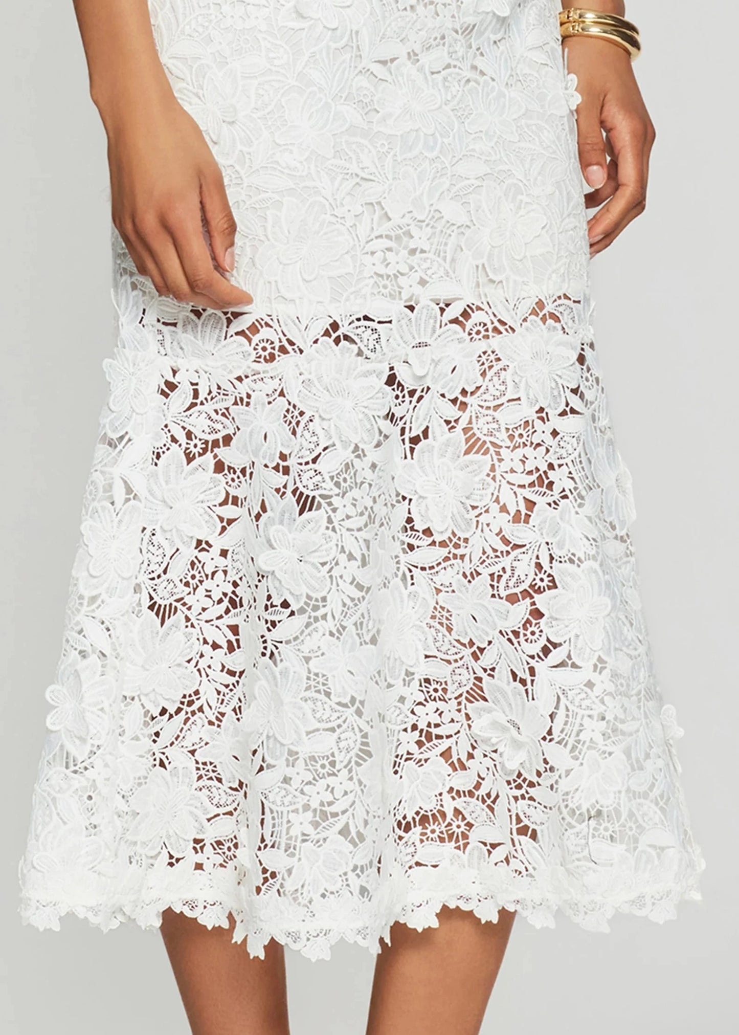 Makaia 3D Butterfly Lace  Dress