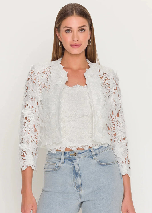 Myra 3D Butterfly Lace Jacket