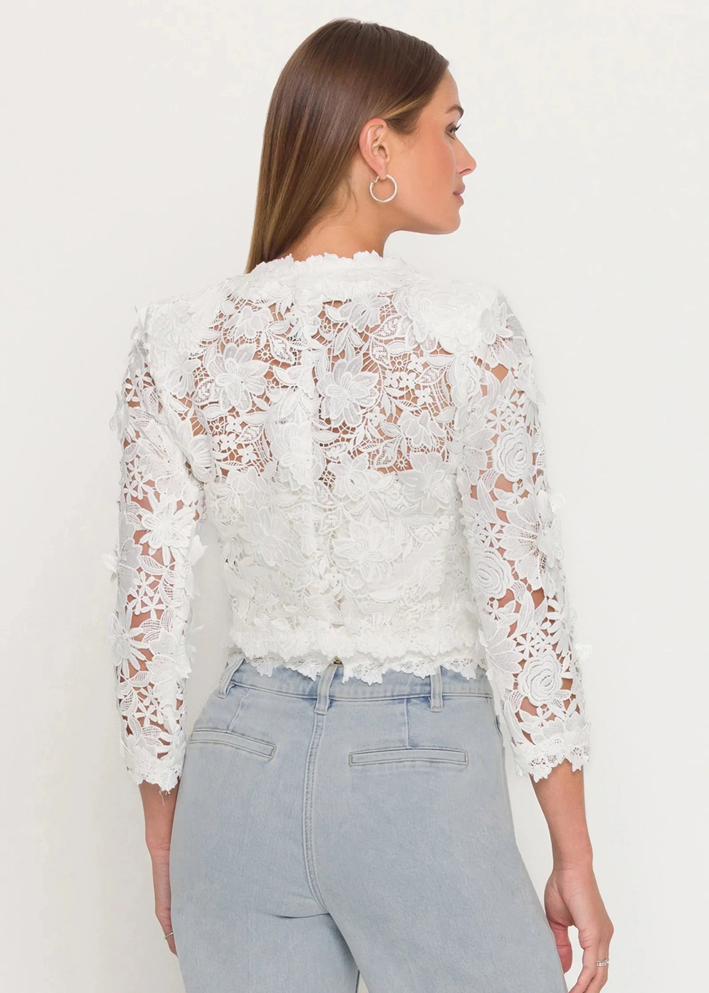 Myra 3D Butterfly Lace Jacket