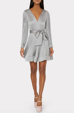 Load image into Gallery viewer, Liv Satin Pleated Dress