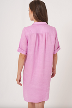 Load image into Gallery viewer, Pure Linen Shirt Dress