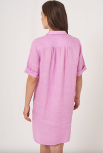 Pure Linen Shirt Dress
