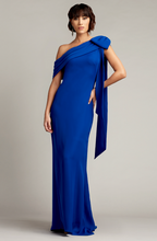 Load image into Gallery viewer, One Shoulder Crepe Gown