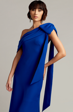 Load image into Gallery viewer, One Shoulder Crepe Gown