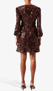 Eeka Sequin Cluster Mini Dress