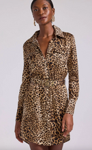 Load image into Gallery viewer, Darcelle Leopard Shirt Dress