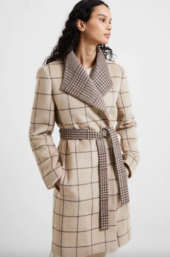 Fran Wool Belted Coat