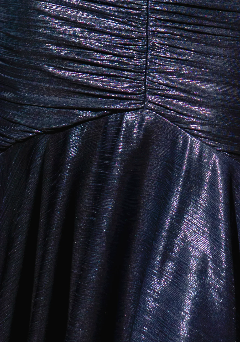 Wrap Lame Mini Dress