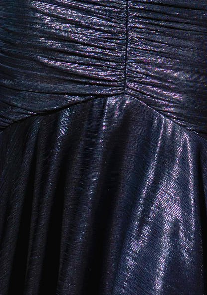 Wrap Lame Mini Dress