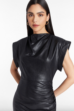 Load image into Gallery viewer, Edrina Faux Leather Dress