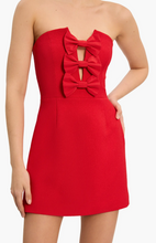 Load image into Gallery viewer, Chiara Bow Mini Dress