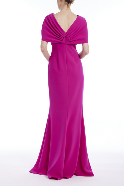 Twist Drape Gown