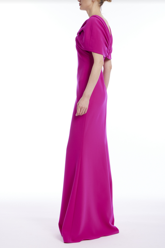 Twist Drape Gown