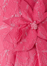 Load image into Gallery viewer, One Shoulder 3D Flower Side Drape Gown