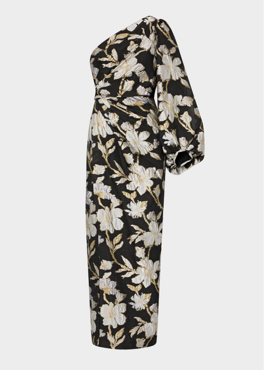 Cher Floral Jacquard Gown