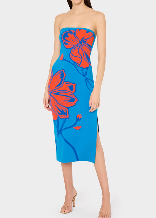 Seraphina Strapless Midi Dress