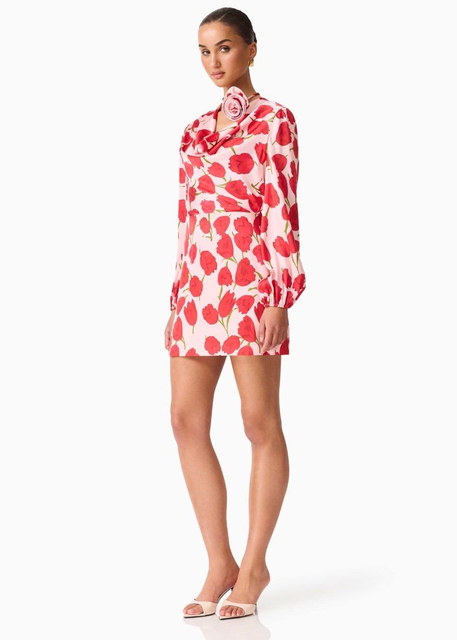 Melia Long Sleeve Mini Dress