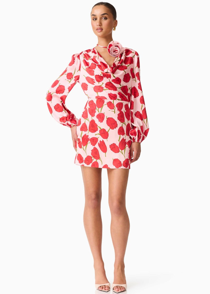Melia Long Sleeve Mini Dress