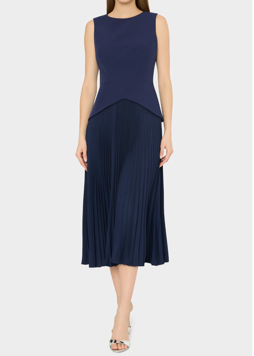 Haddy Pleated Midi Dress