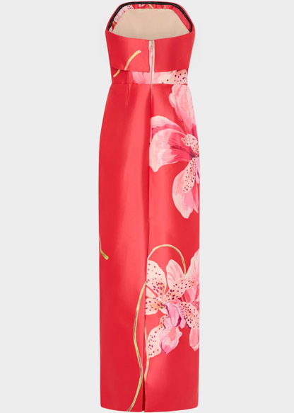 Ciara Printed Faille Dress