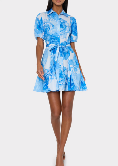 Juni Printed Poplin Dress