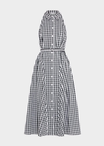 Maxine Gingham Midi Dress