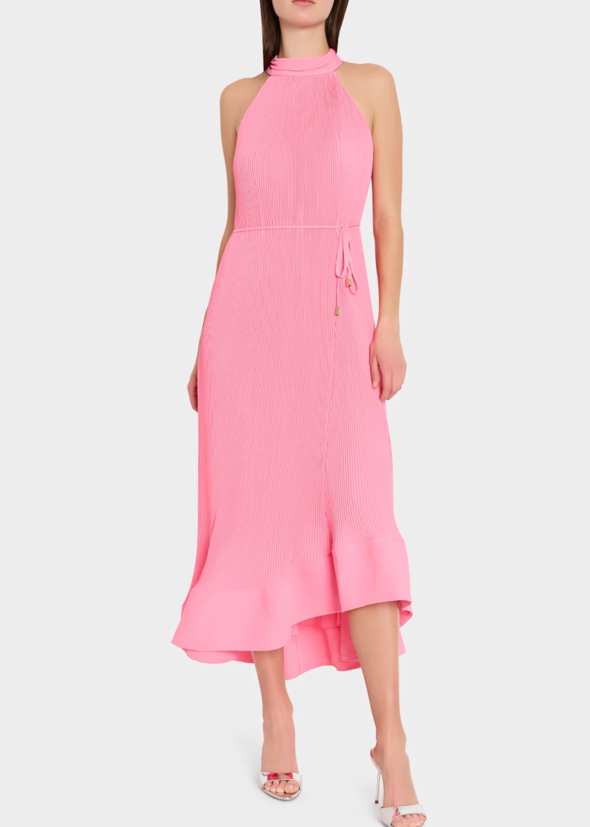 Nalani Pleated Midi Dress