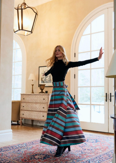 Helena Midi Wrap Skirt