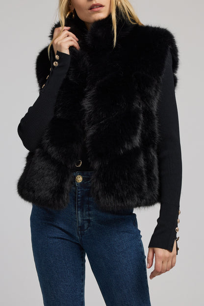 ROSARIO FAUX FUR VEST