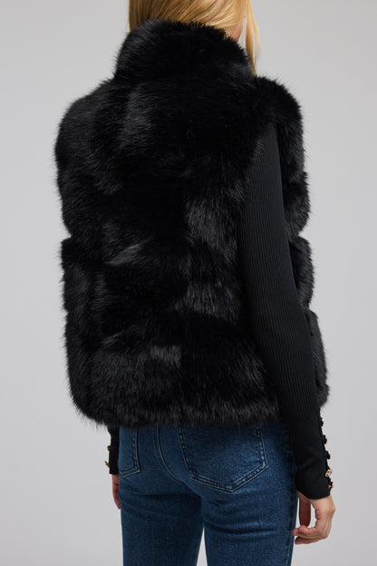 ROSARIO FAUX FUR VEST
