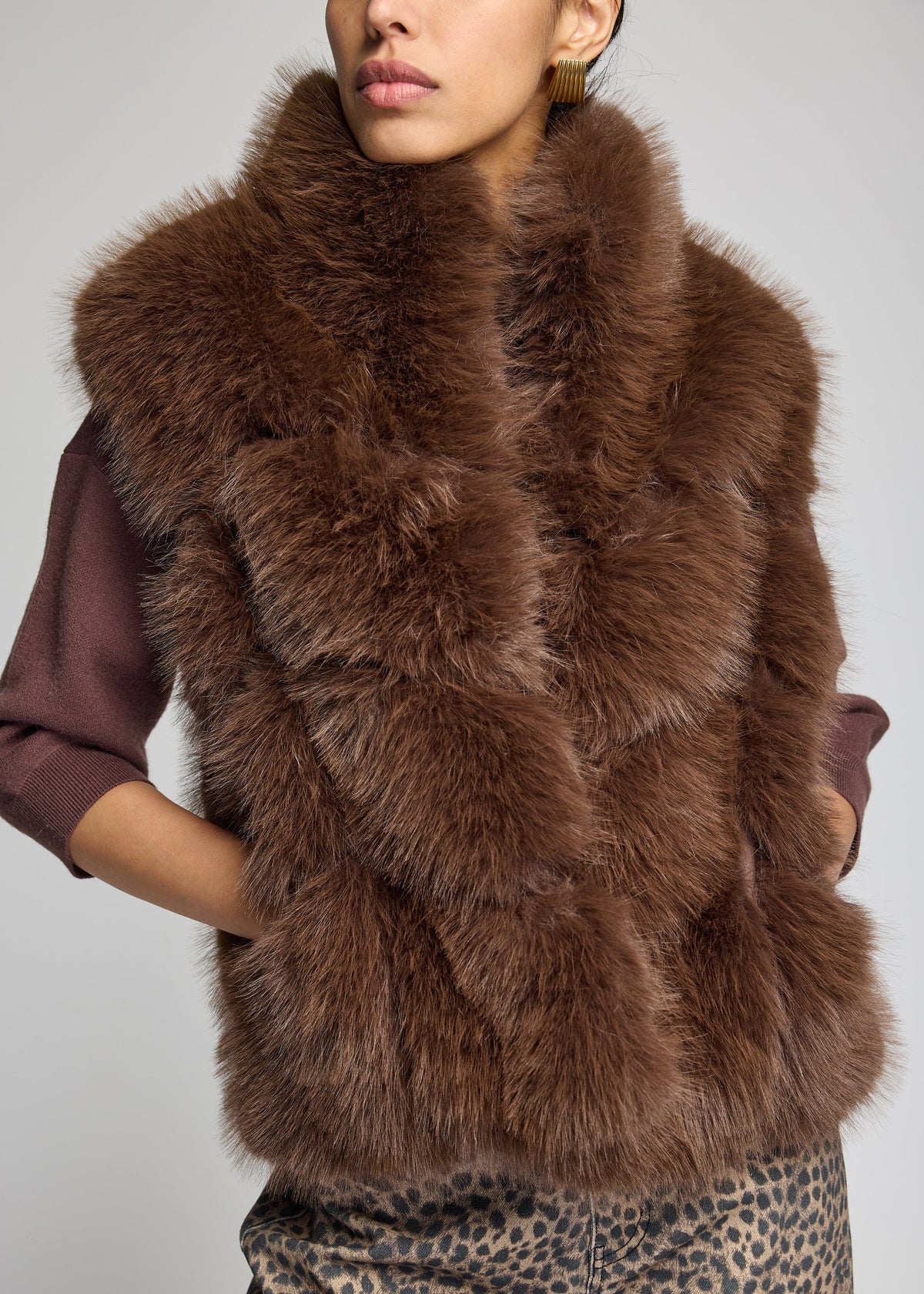 ROSARIO FAUX FUR VEST