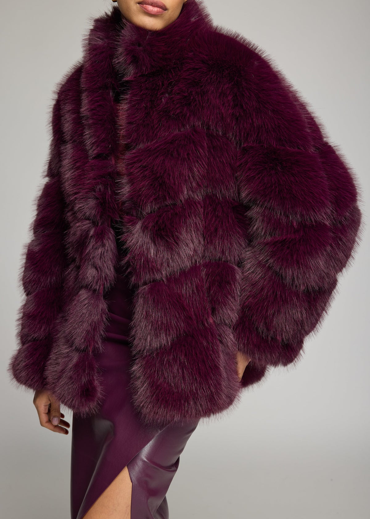 LOUISA FAUX FUR JACKET