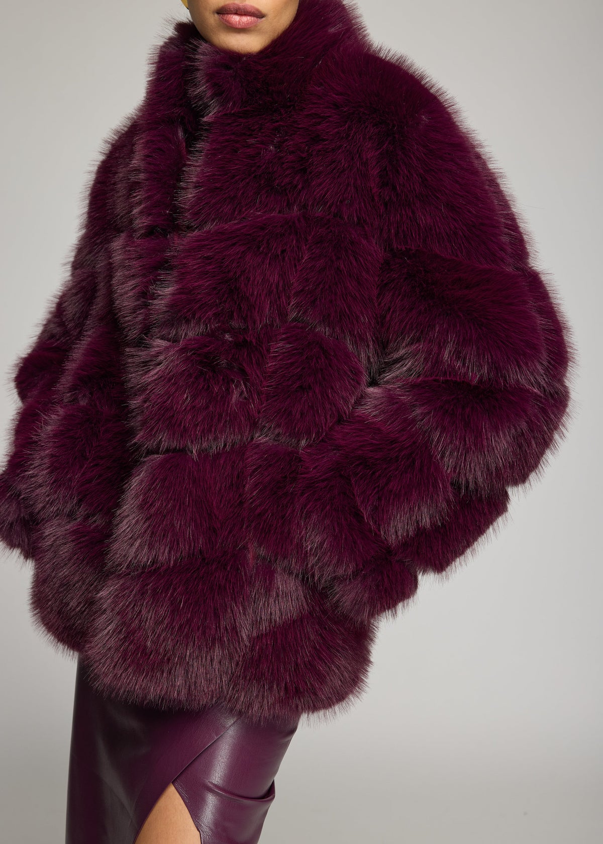 LOUISA FAUX FUR JACKET