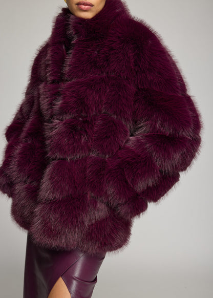 LOUISA FAUX FUR JACKET