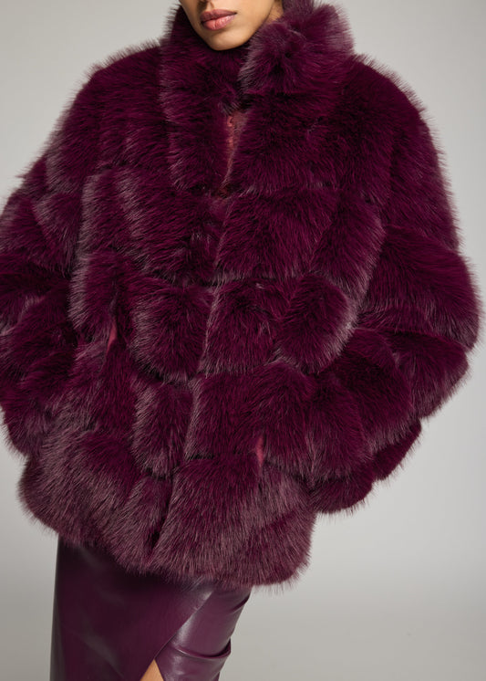 LOUISA FAUX FUR JACKET