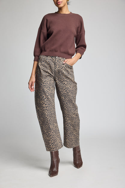 COBEL LEOPARD JEANS