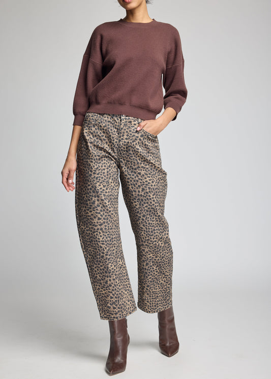 COBEL LEOPARD JEANS