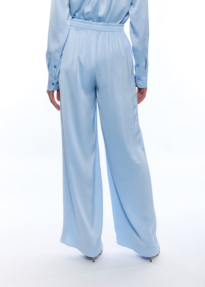 KELELA HAMMERED SATIN PANTS