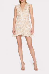 Novi Butterfly Eyelet Wrap Dress