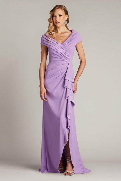 Talise Waterfall Flounce Gown