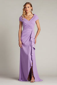 Talise Waterfall Flounce Gown