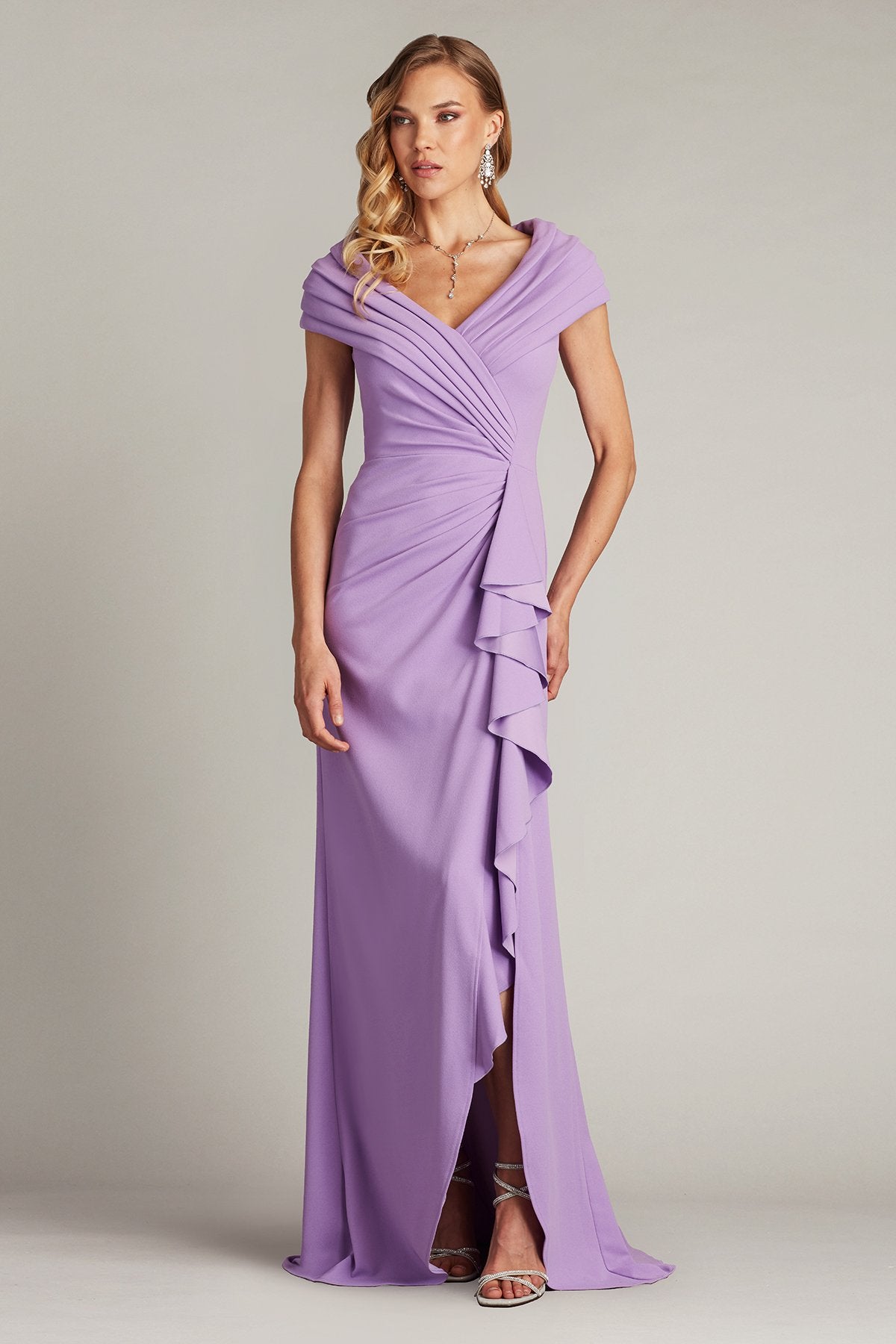 Talise Waterfall Flounce Gown