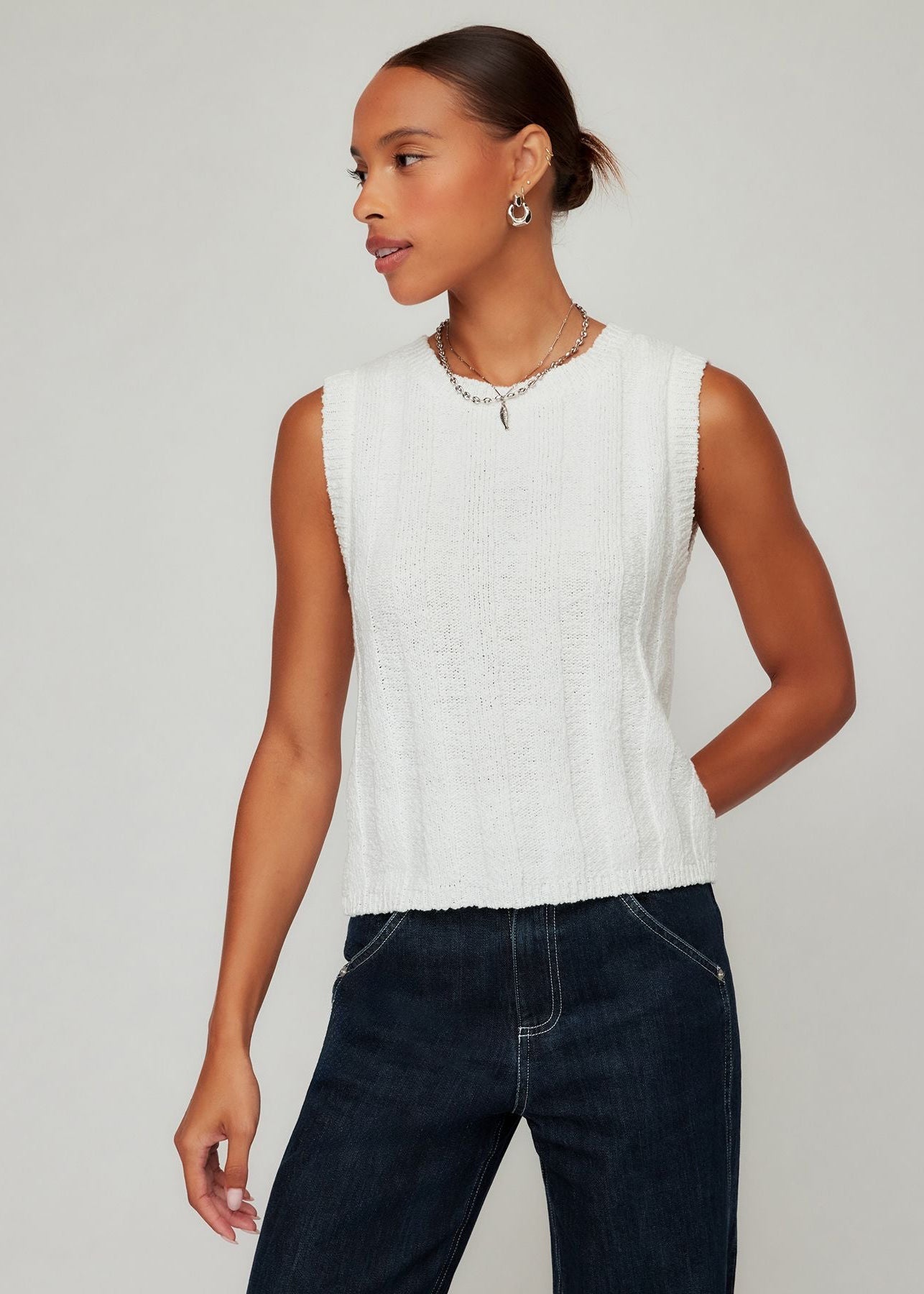 Zaydee Crochet Tank Top