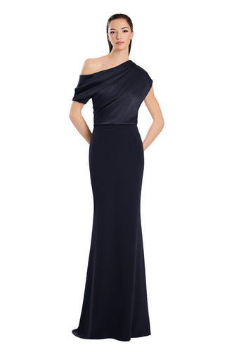 Draping One Shoulder Gown