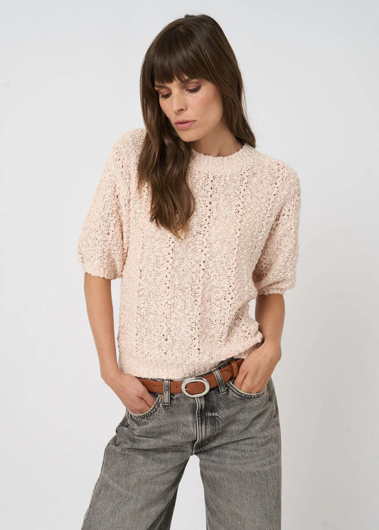 Textured Italian Cotton-Blend Sweater