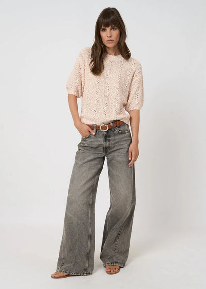 Textured Italian Cotton-Blend Sweater